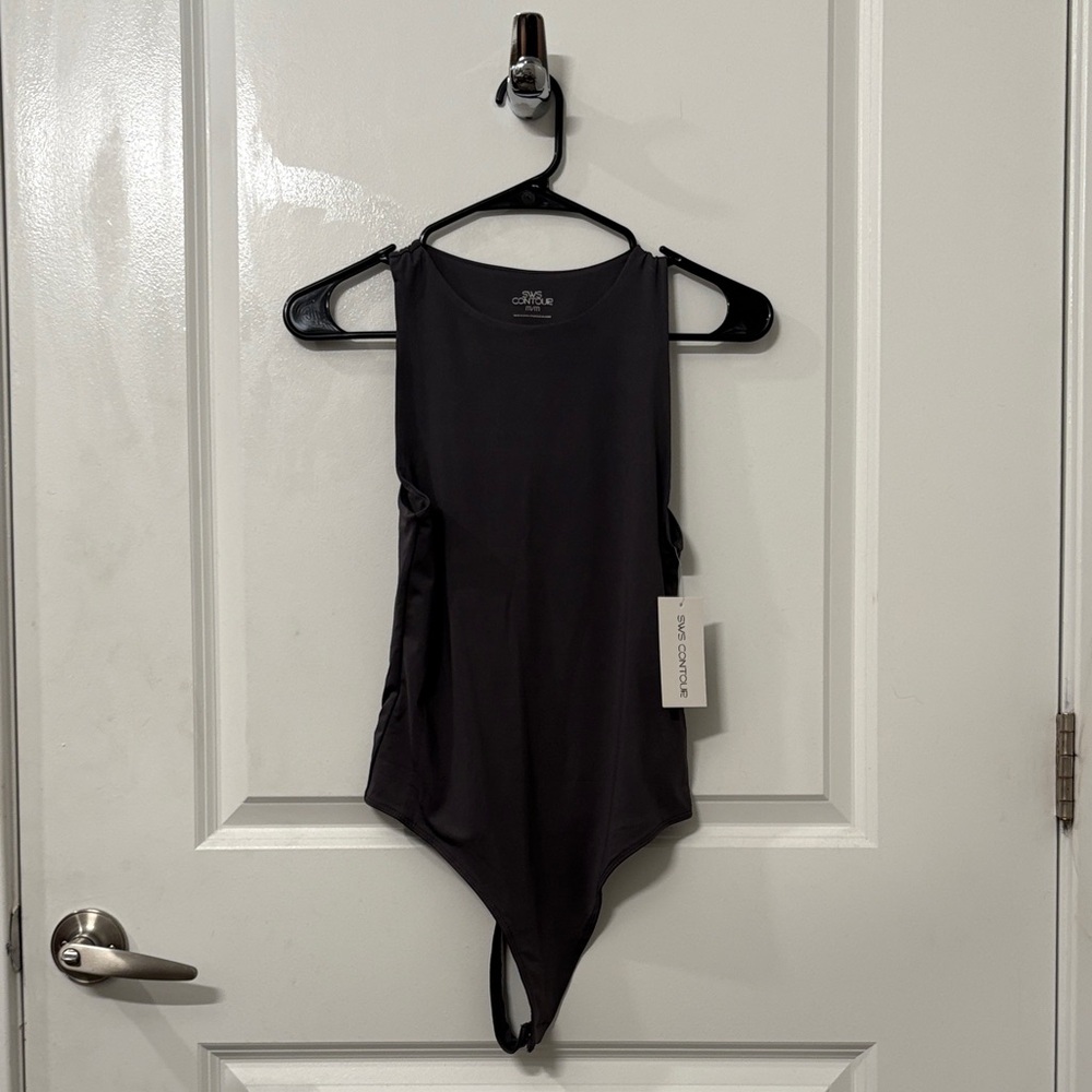 Swiss Contour Dark Grey Bodysuit